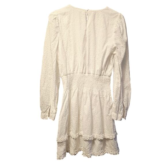 Splendid x Cella Jane Eyelet Tiered Cottagecore Dress - Picture 2 of 6